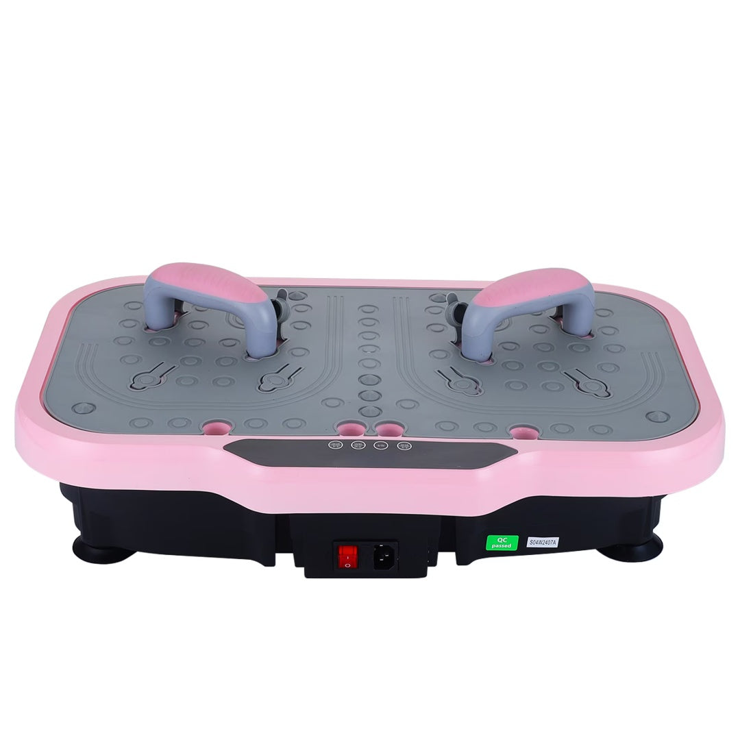 Vibration Plate Fitness Platform With Handle Whole Body Exercise Machine With 120 Speed Levels, Lymphatic Drainage, Fat Burning, And Weight Loss, Perfect For Women, Men, And Home Gym Exercise